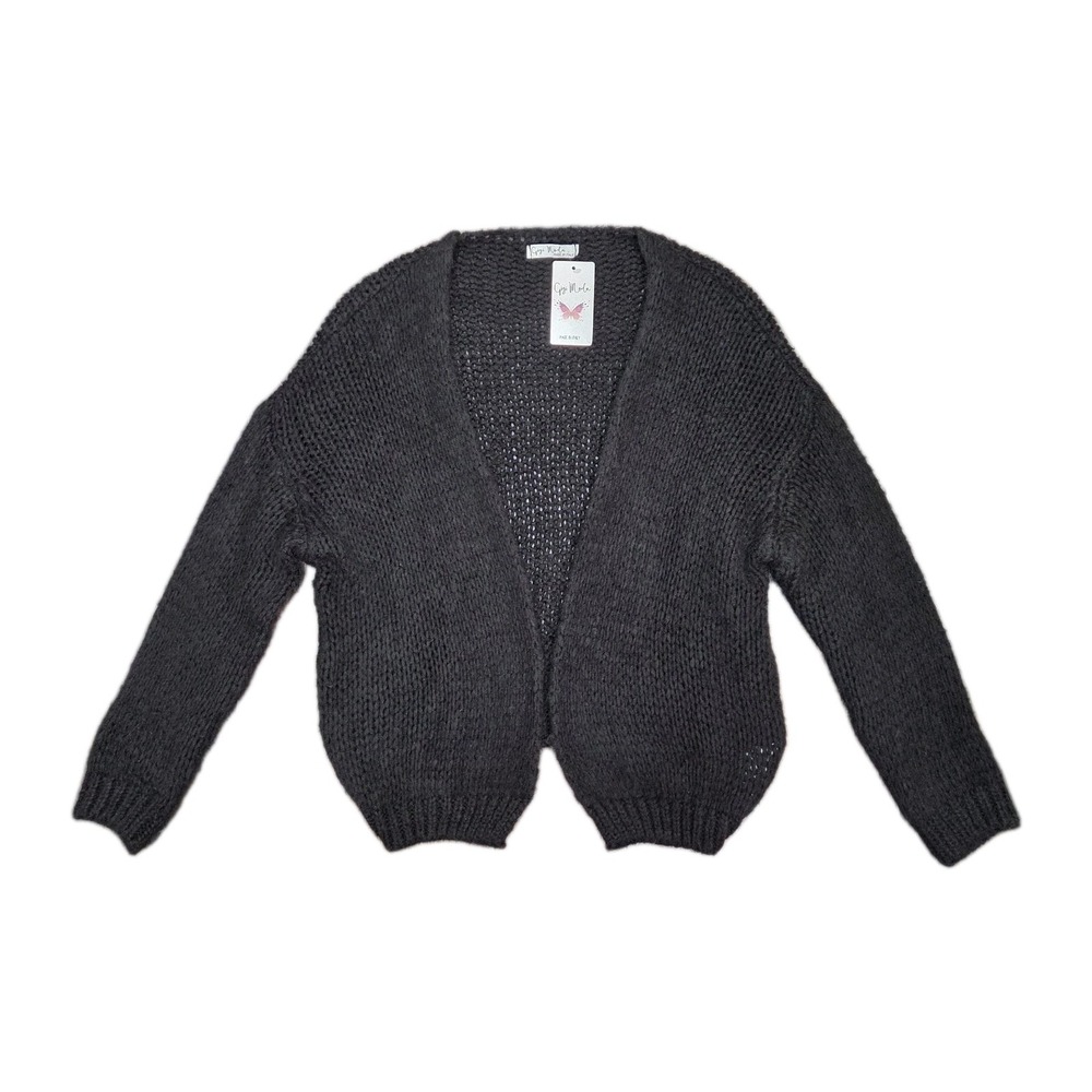 NWT Gigi Moda Women's Open Front Cardigan Black One Size Fits Most